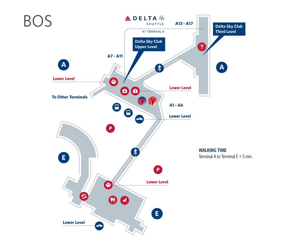 Boston Airport Map