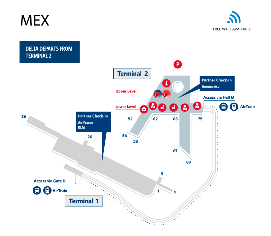 メキシコシティ空港マップ メキシコシティ空港マップ