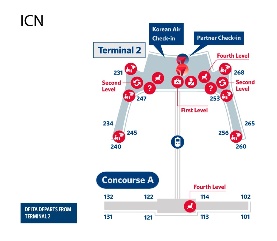 Seoul Airport Map Seoul Airport Map