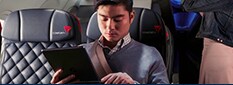 Man sitting in Delta One
