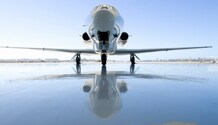 Aircraft on tarmac