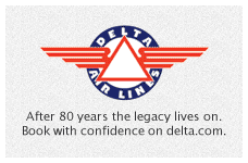 Animated logos from Delta's past