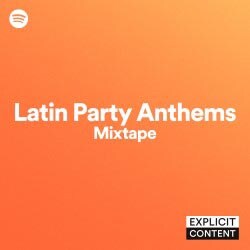 Mixtape Hymnes de fêtes latines Affiche Mixtape Hymnes de fêtes latines