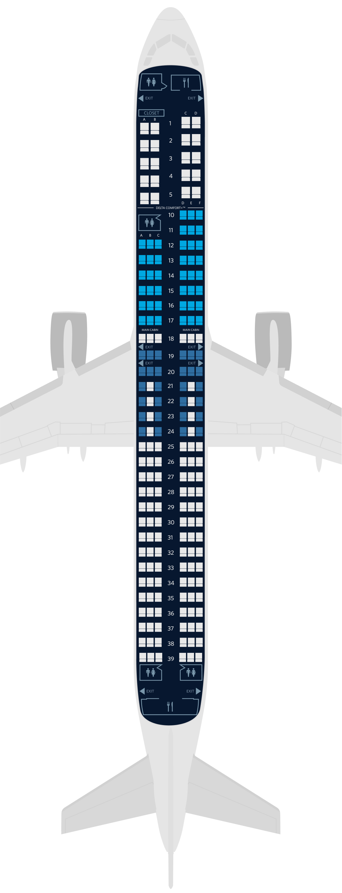 Mapas de assentos especifica es e comodidades da aeronave airbus