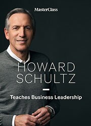 하워드 슐츠: 비즈니스 리더십 강연 포스터