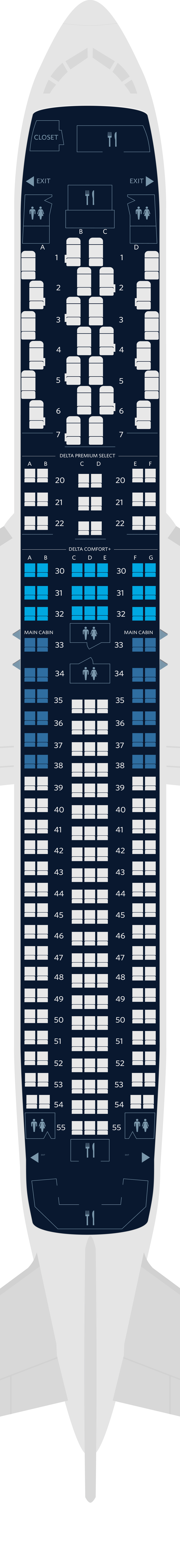波音744飞机座位图图片