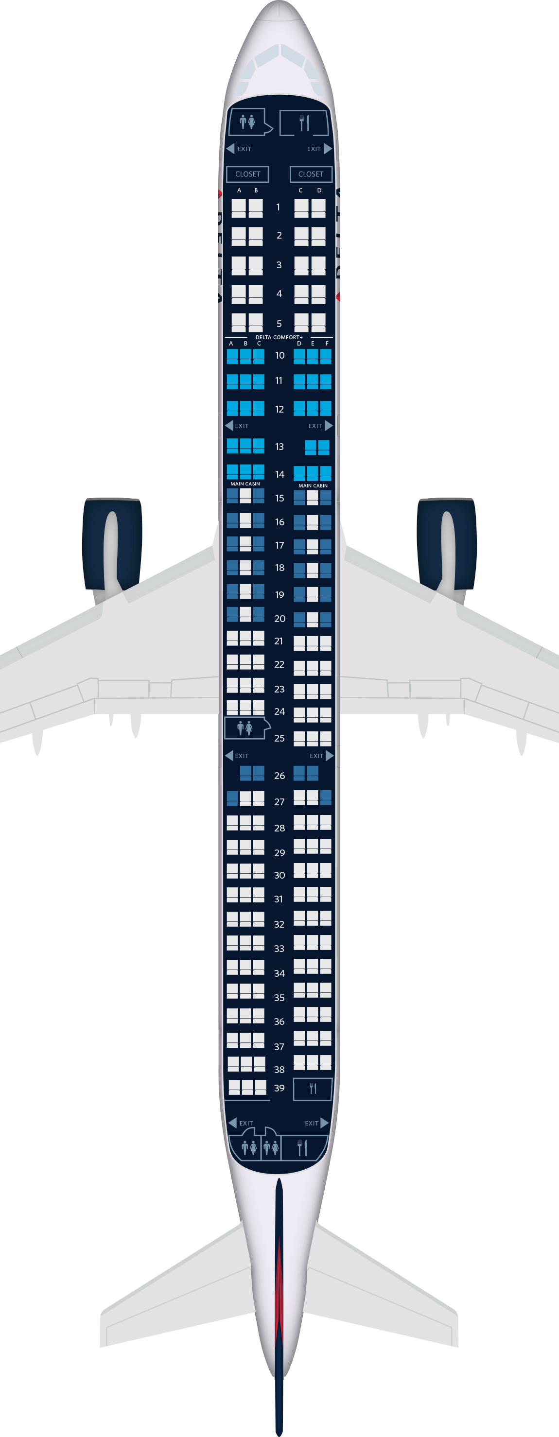 Airbus A321 Seating Chart Delta