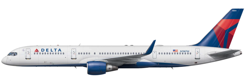 Delta Boeing 757 Seat Map