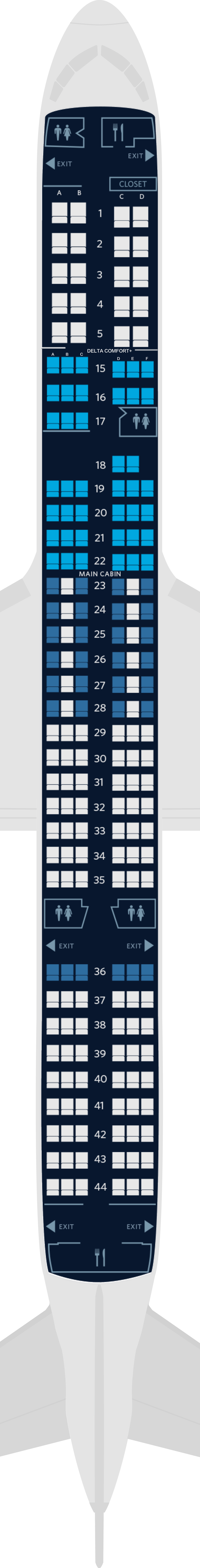 11 Delta Airlines Seat Options