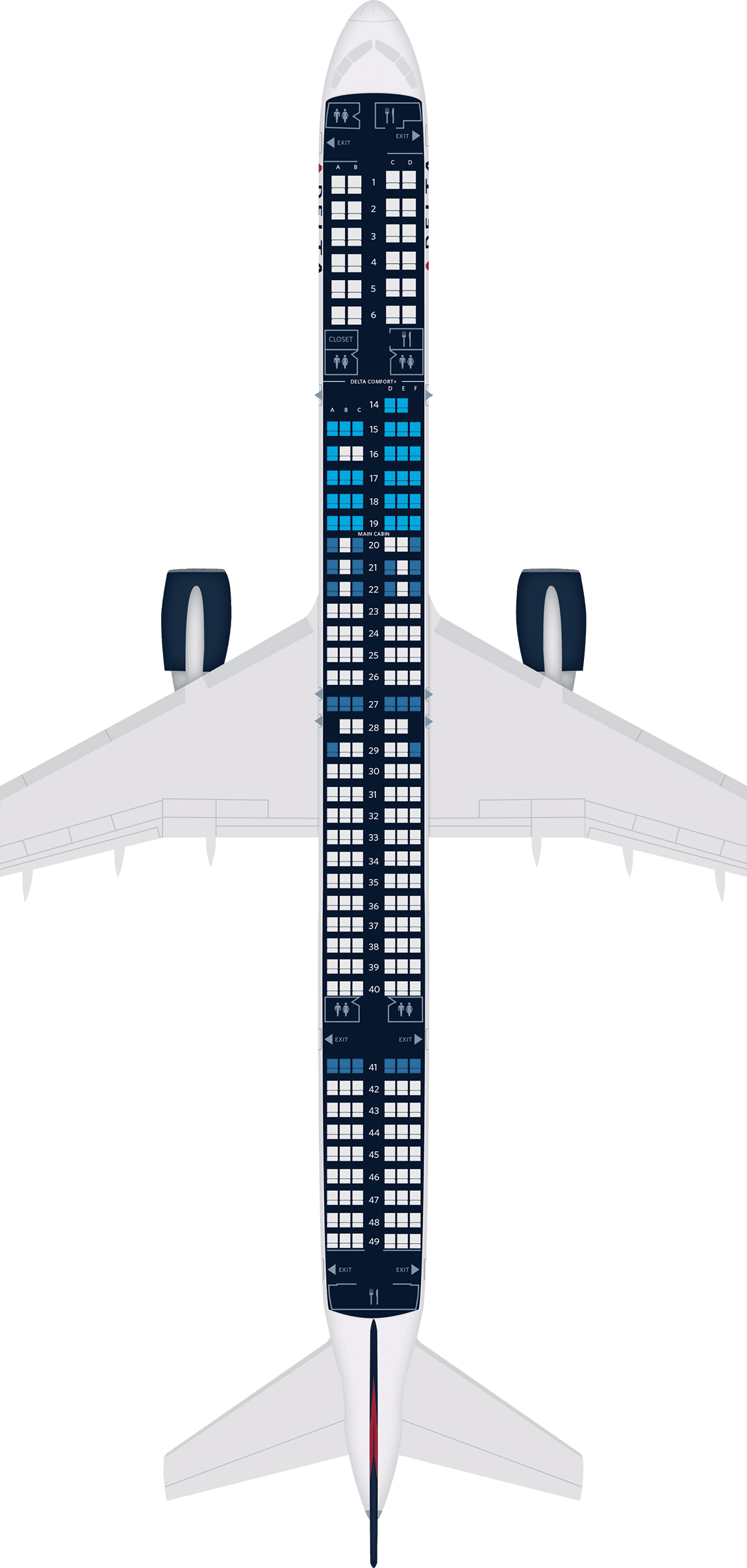 Boeing 757 Seat Map American Airlines