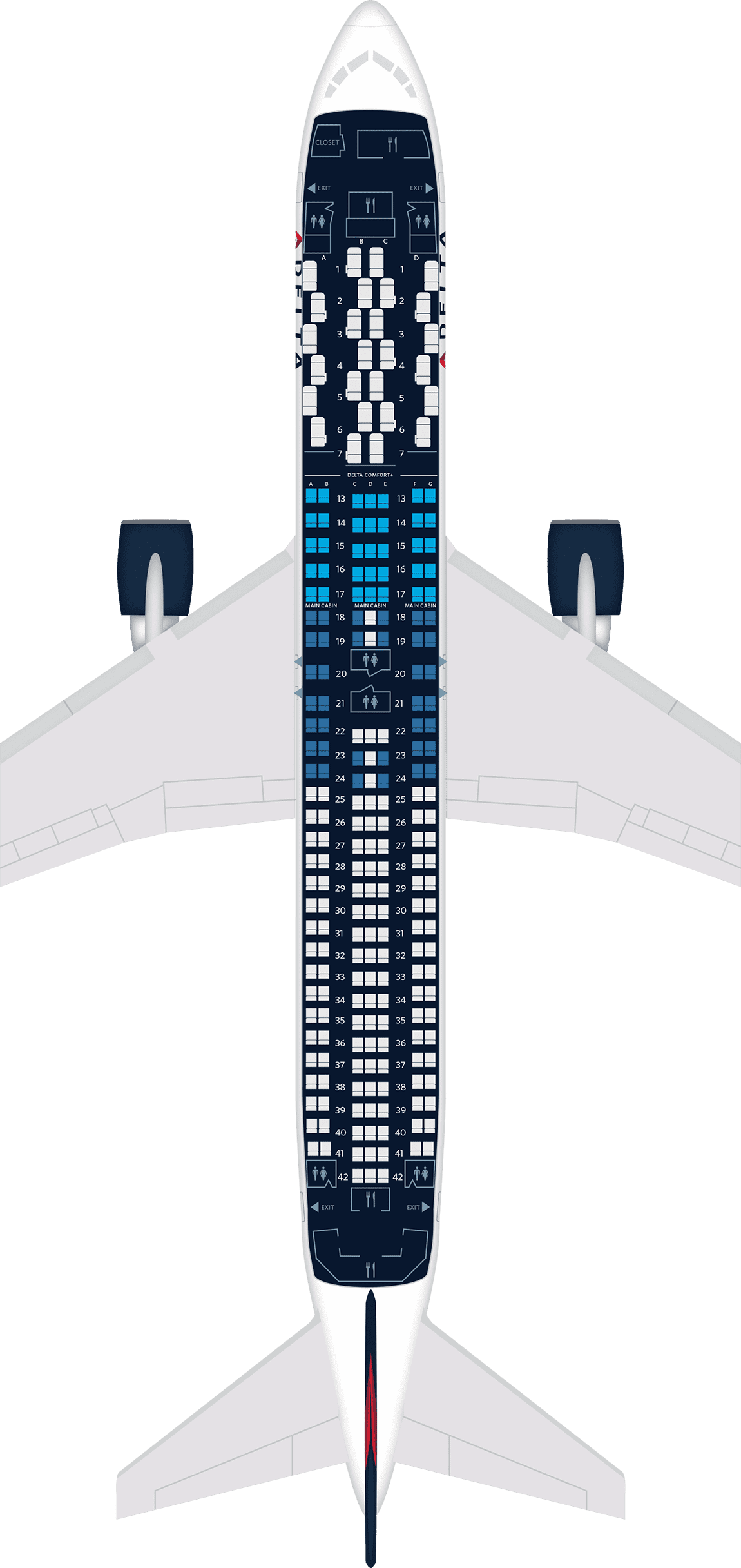 Delta 777 Seat Map Boeing 767-300Er
