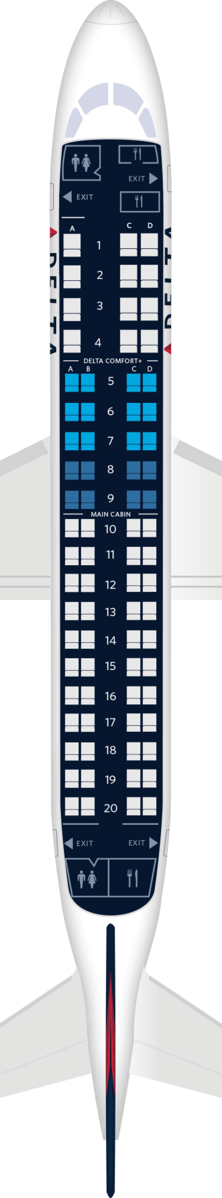 Embraer 175 Delta Under Seat Dimensions | Review Home Decor