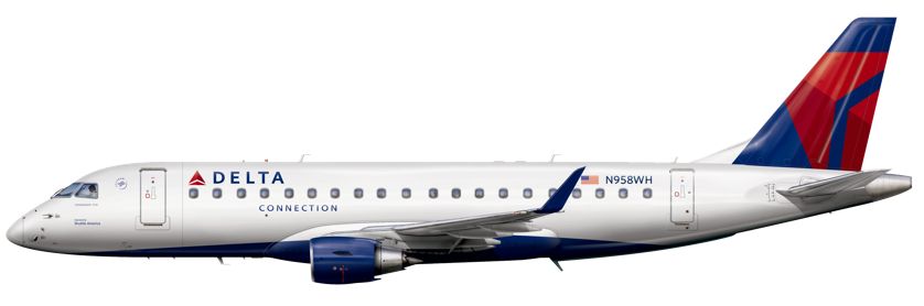 Embraer Erj 175 Aircraft Seat Maps Specs Amenities Delta Air