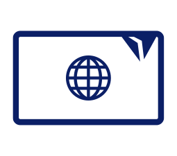 Un icono que representa la Guía de requisitos de viaje