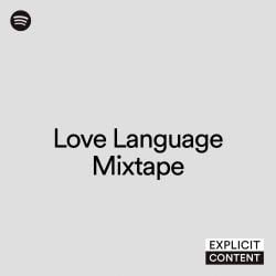 Poster Love Language Mixtape 