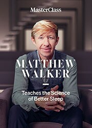 Matthew Walker: 『より良い睡眠のための科学』のポスター